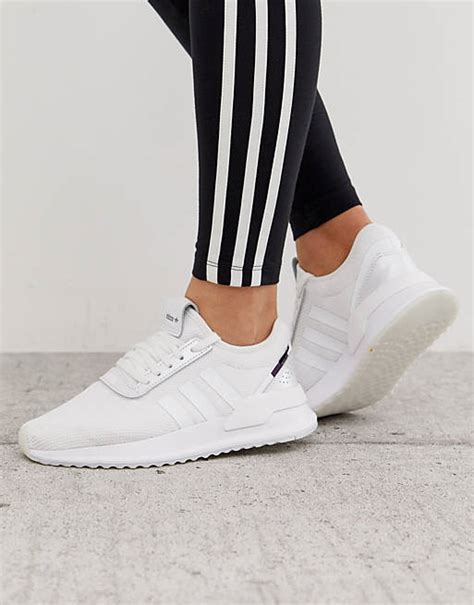 adidas path run damen weiß|adidas Originals U Path Run sneakers in white .